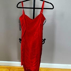 Red dress